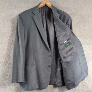 Lauren Ralph Lauren Men Gray Wool Blend‎ Suit Blazer Jacket 52R